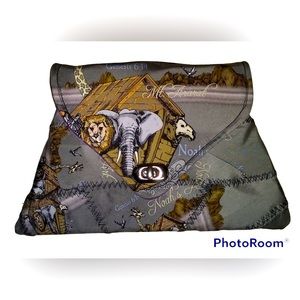 Handmade OOAK pochette little purse neckties bag tie